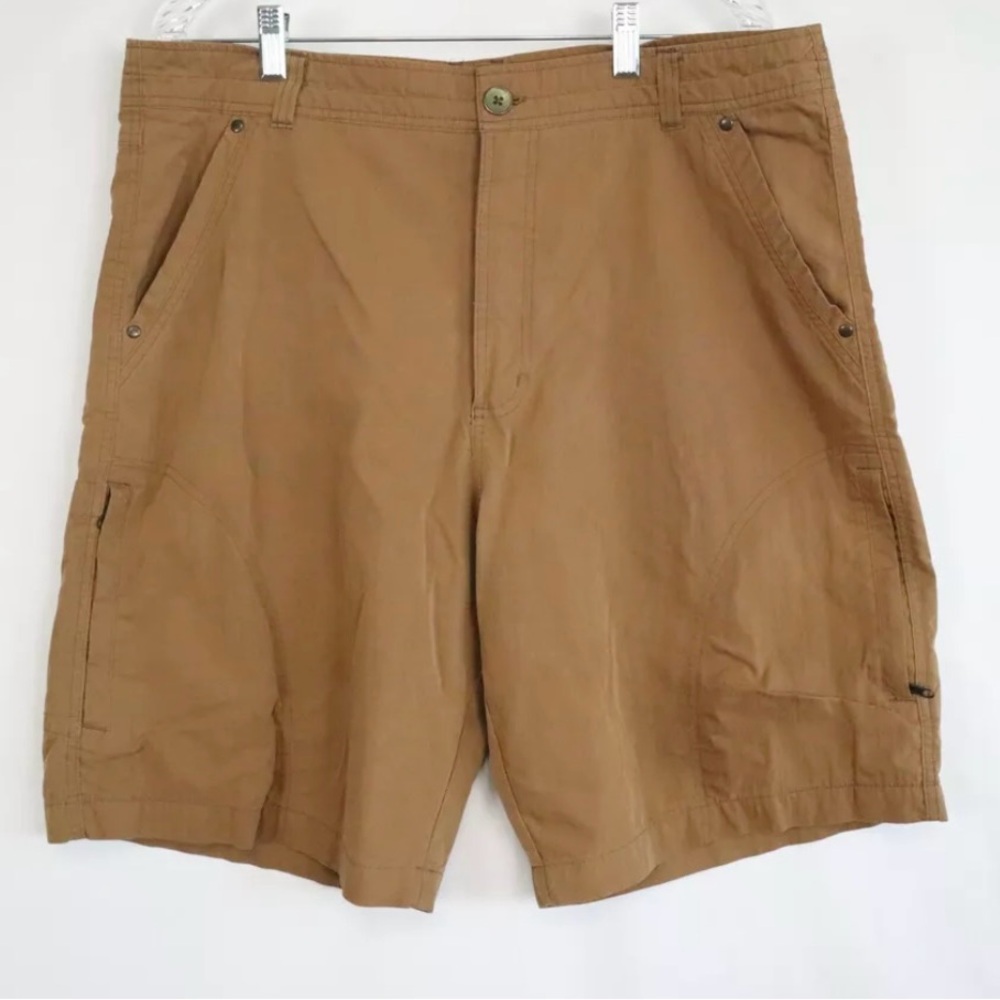 Pacific Trail Shorts Mens 36 Cargo‎ Pocket Outdoor Hiking Camp Desert Khaki
